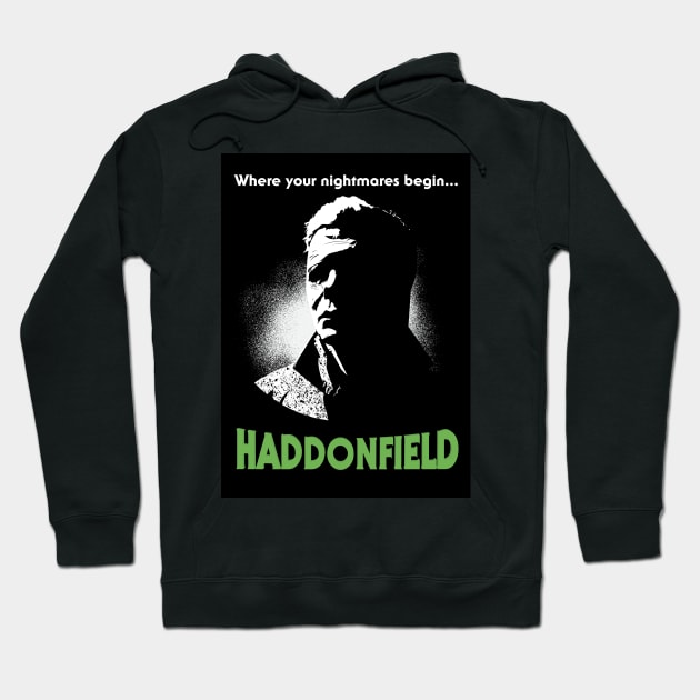 Haddonfield Halloween Eraserhead Mashup Hoodie by Gimmickbydesign